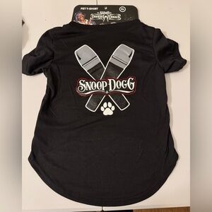 New Snoop Dogg Blink Glitter Mic Microphone black Dog shirt Extra Large XL